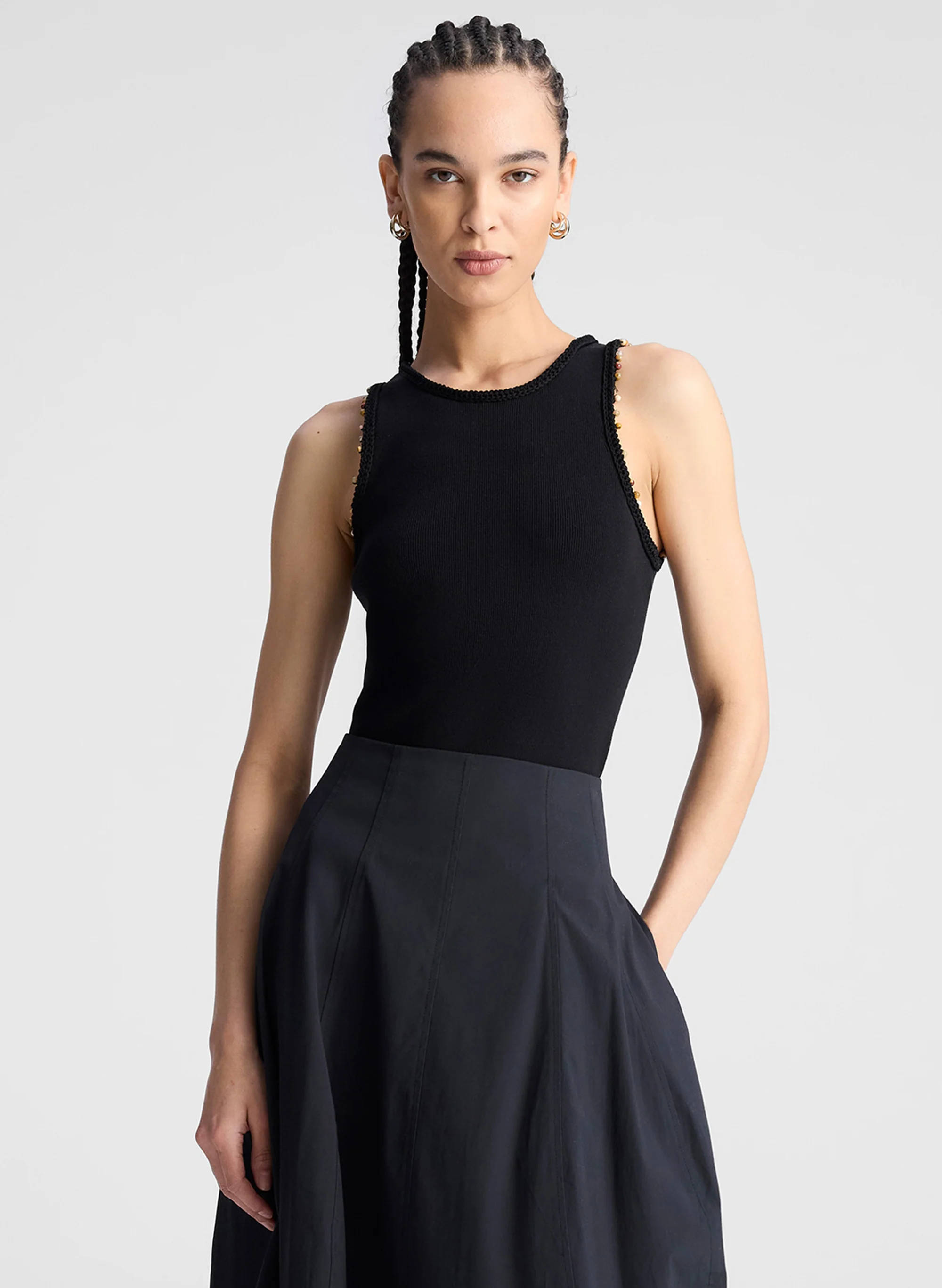 Nelly Beaded Knit Tank