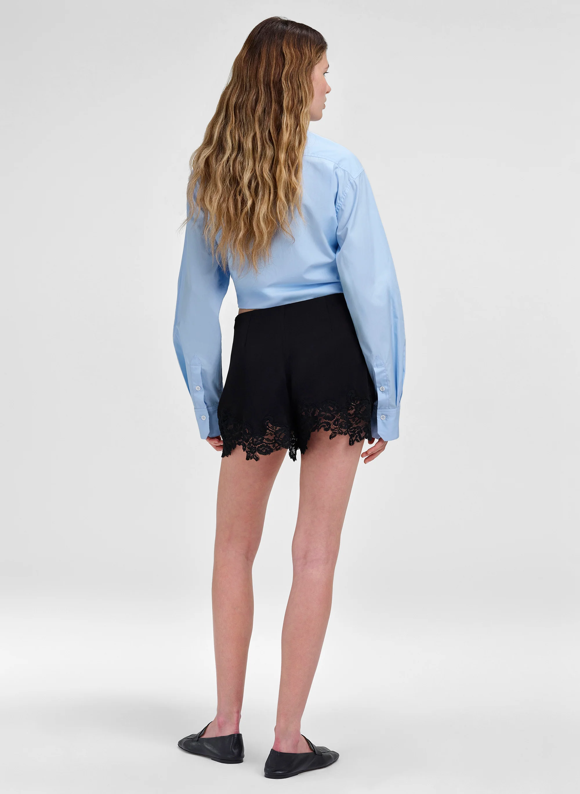 Pipa Satin and Lace Short - Image 4
