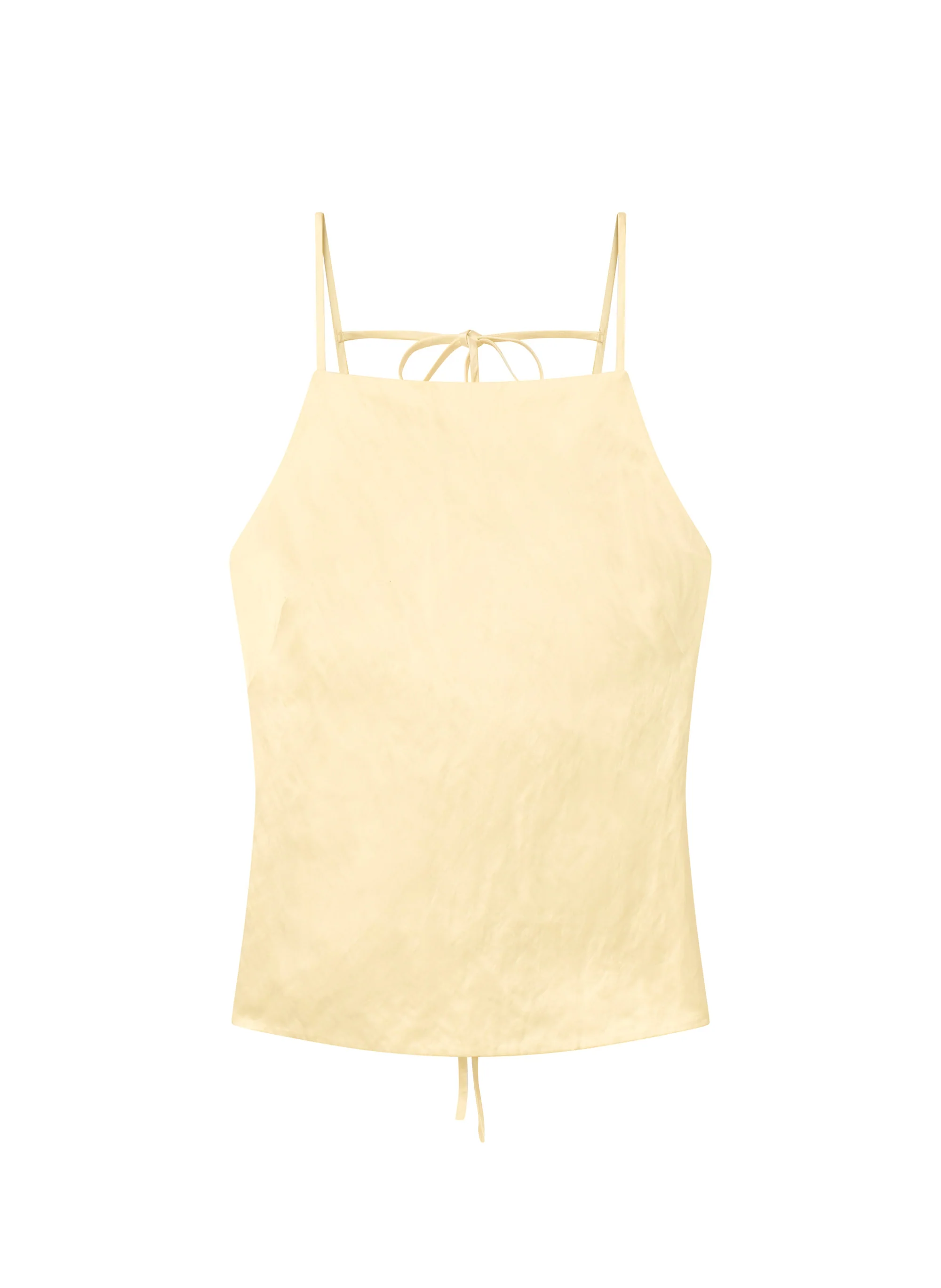 Reese Tie-Back Satin Top - Image 7