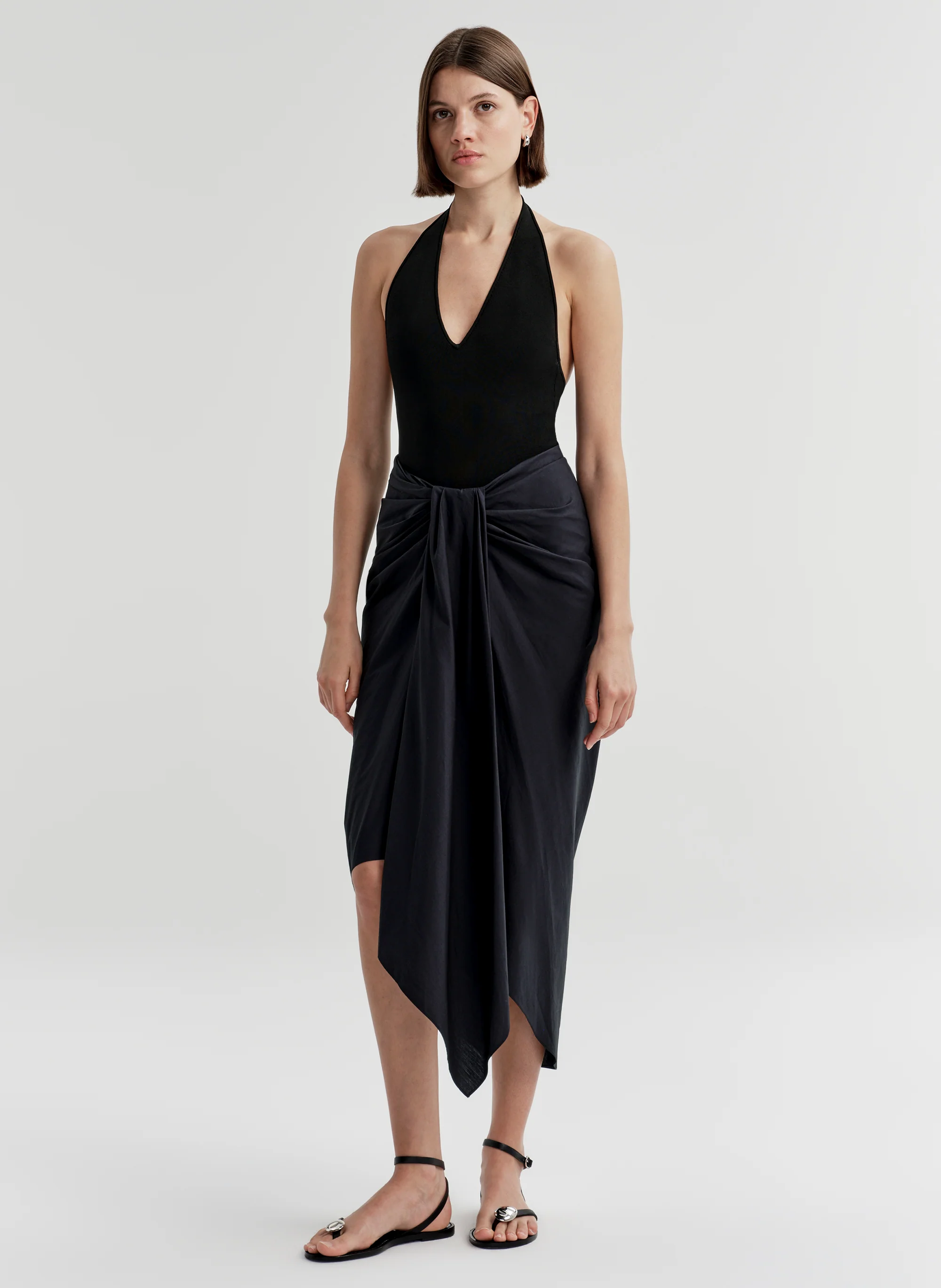 Rhodes Cotton Midi Skirt