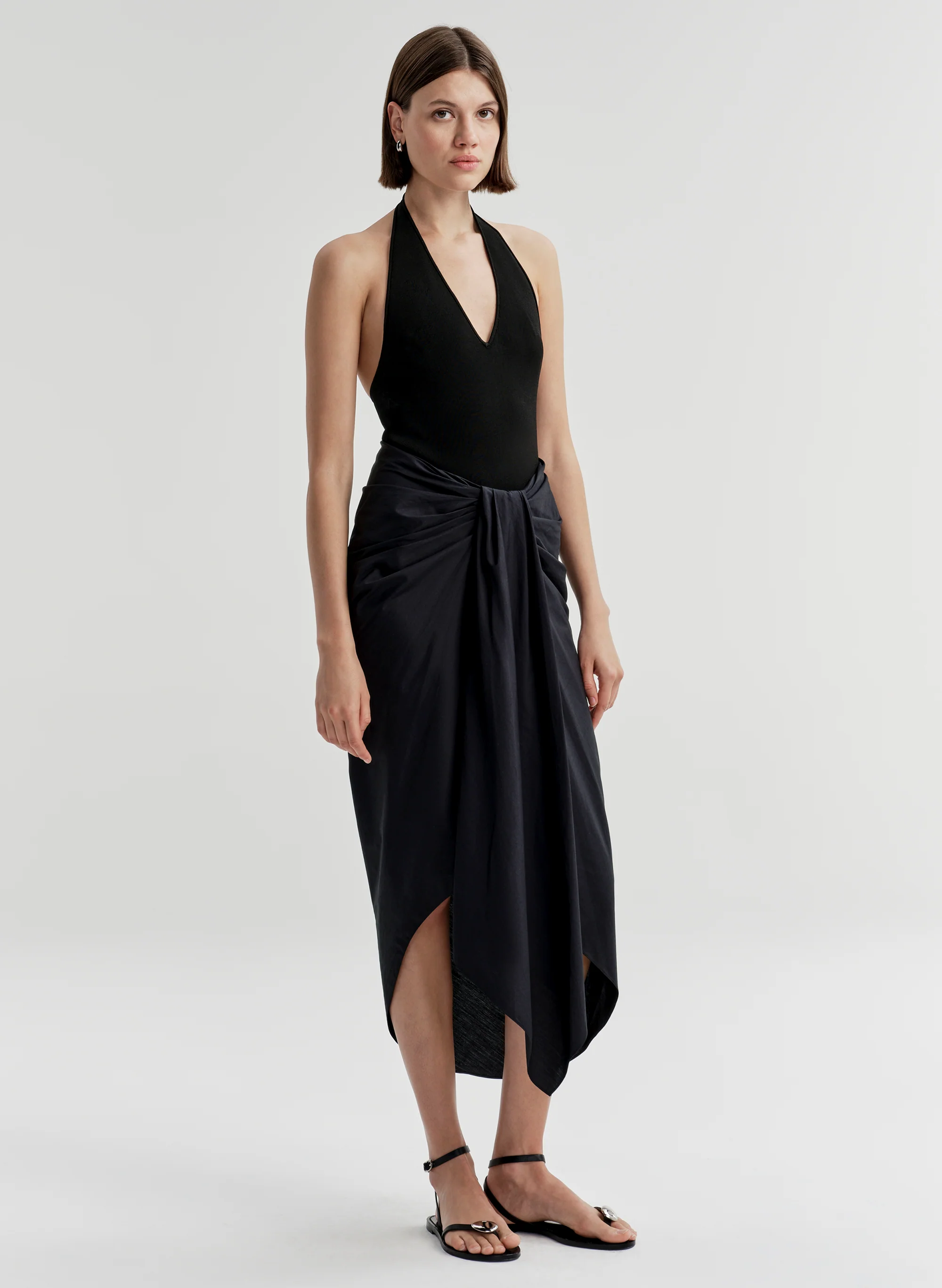 Rhodes Cotton Midi Skirt - Image 3