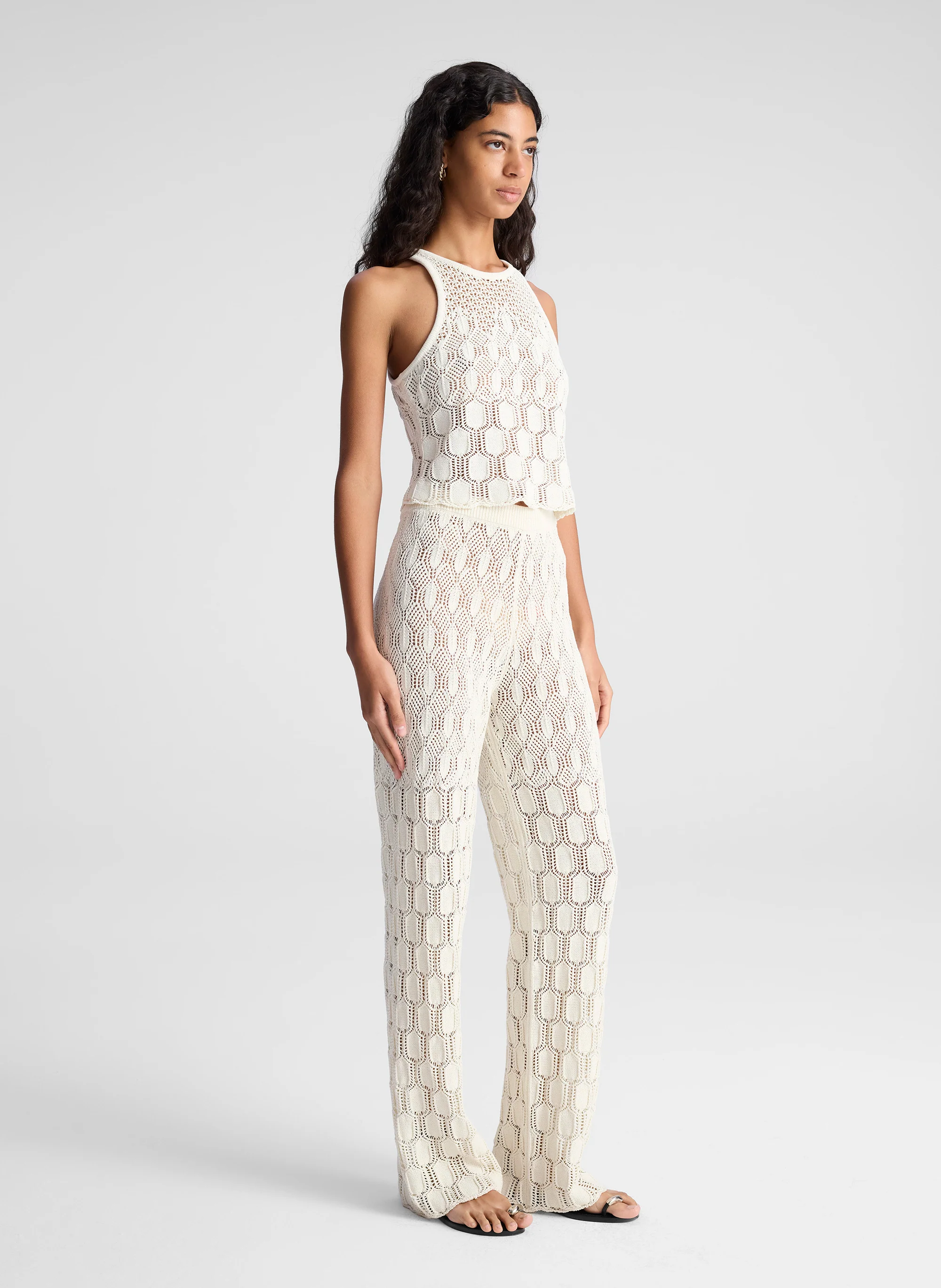 Rosa Crochet Knit Top - Image 3