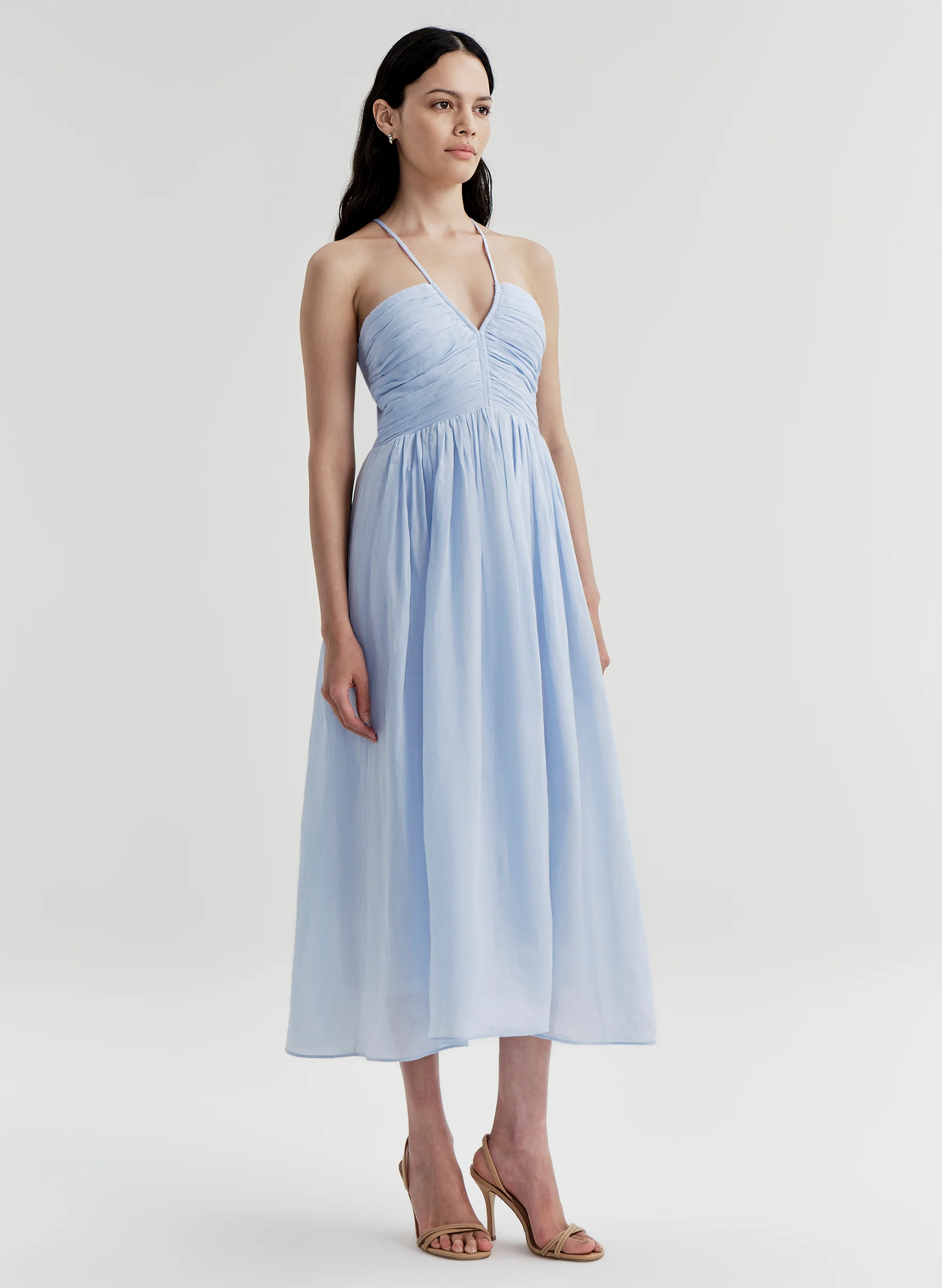 Rumi Ramie Midi Dress - Image 3