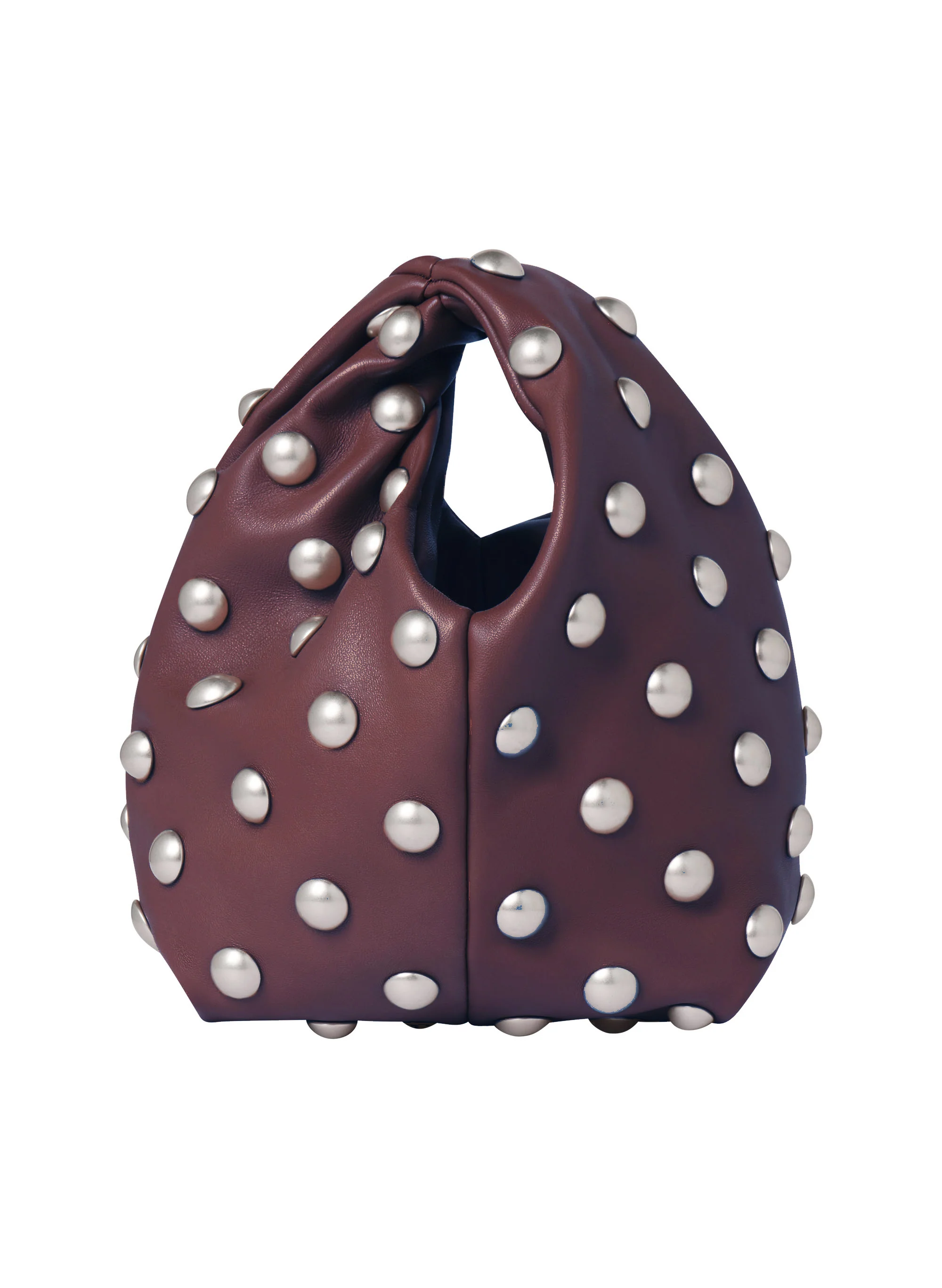 Simone Studded Leather Bag - Image 4