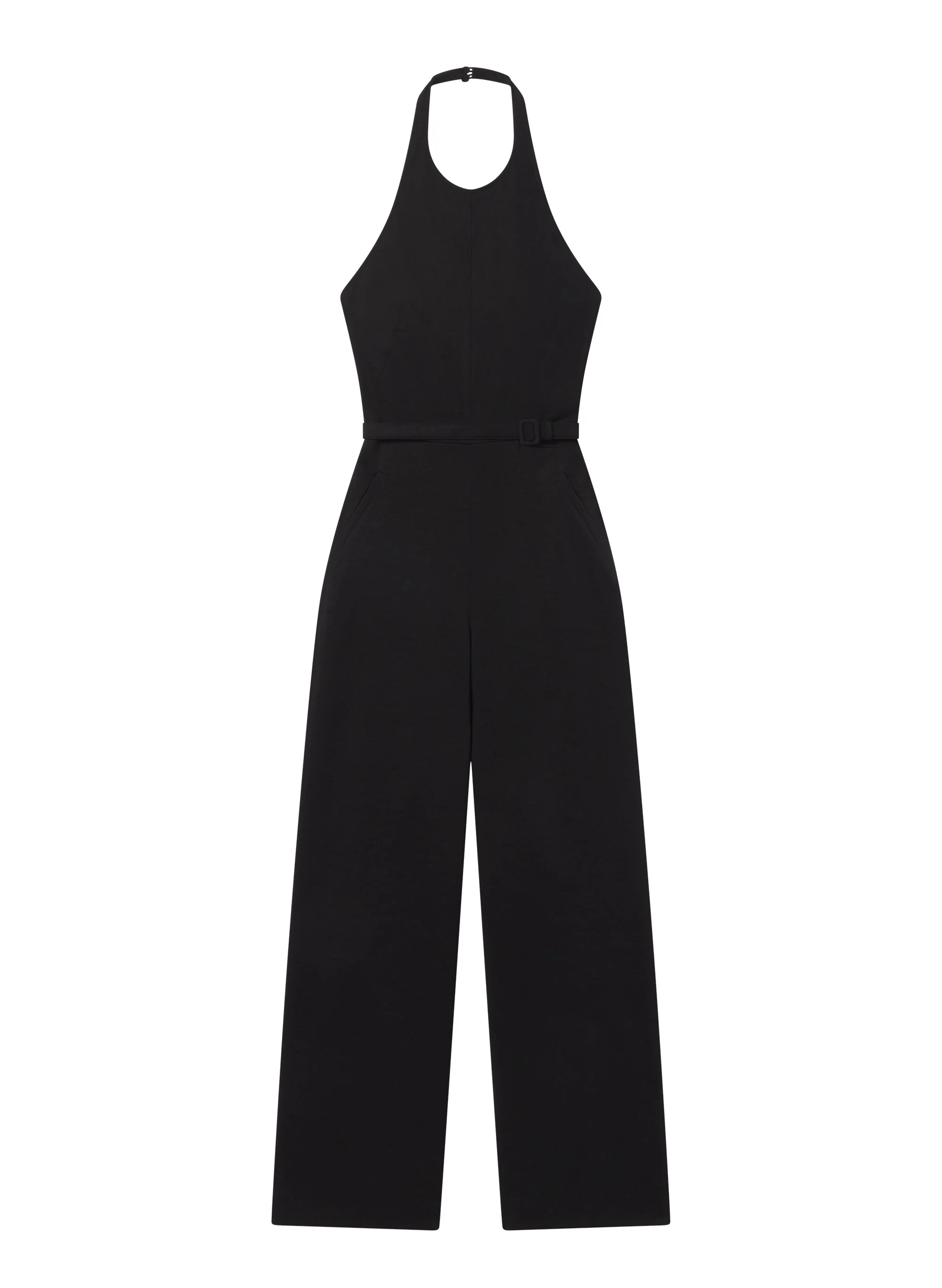 Sylvie Linen Halter Jumpsuit - Image 6