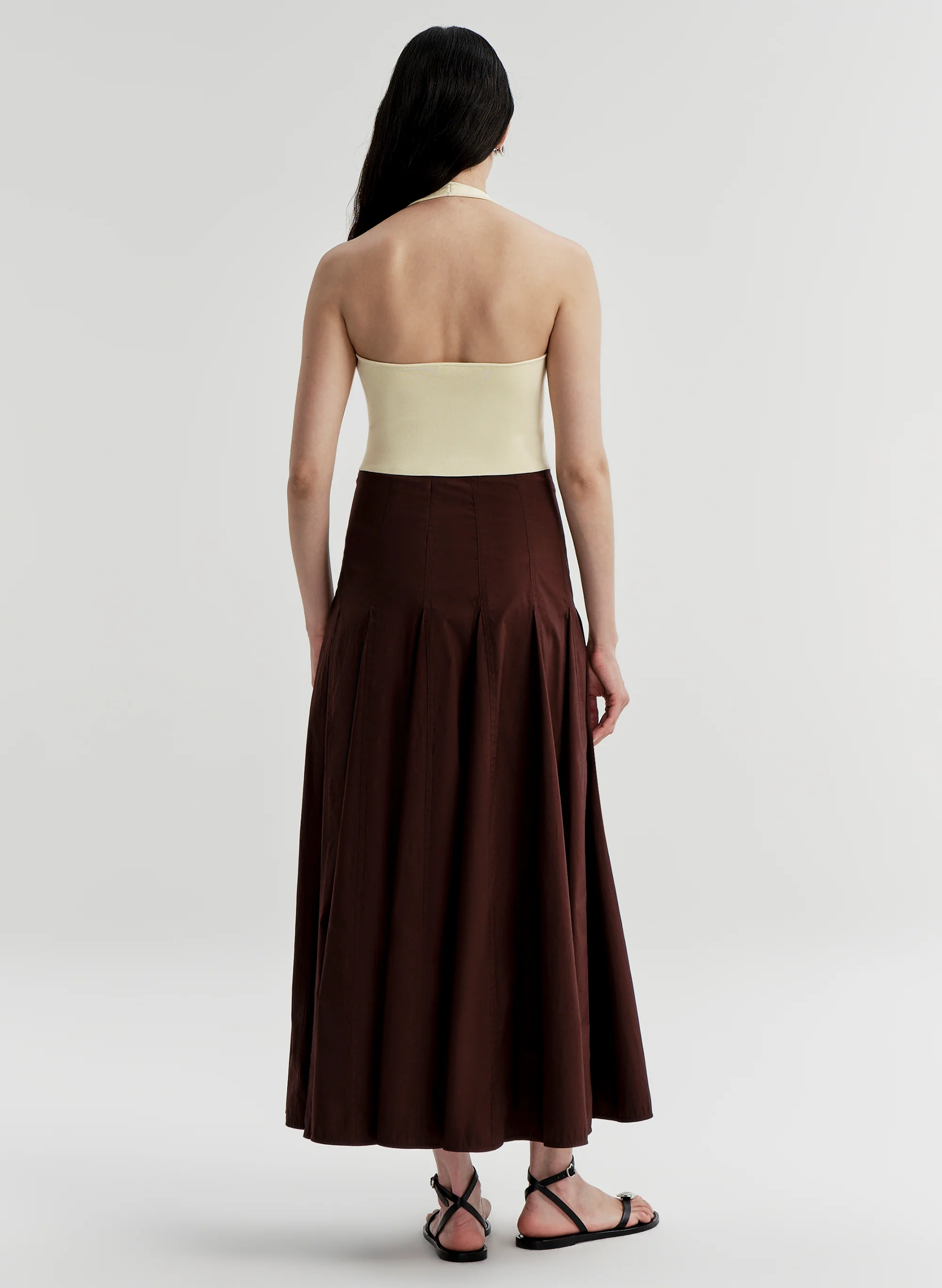 Tali Stretch Cotton Midi Skirt - Image 5