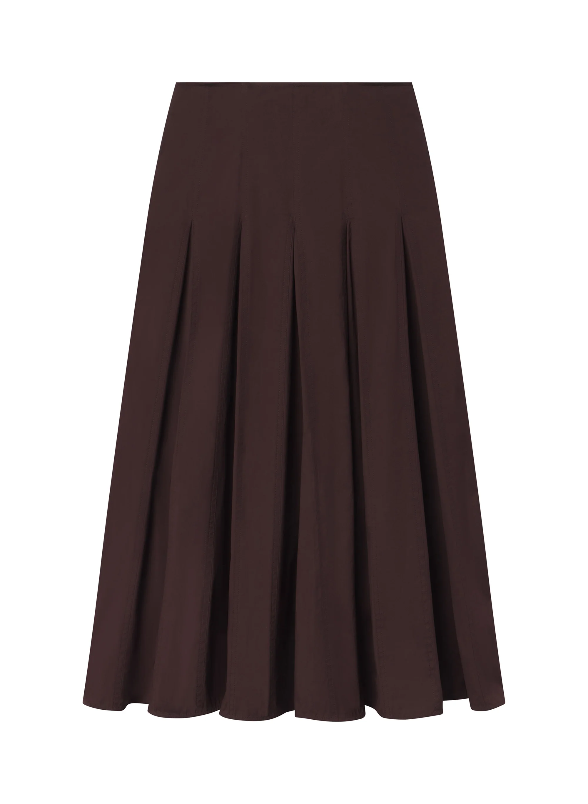 Tali Stretch Cotton Midi Skirt - Image 6