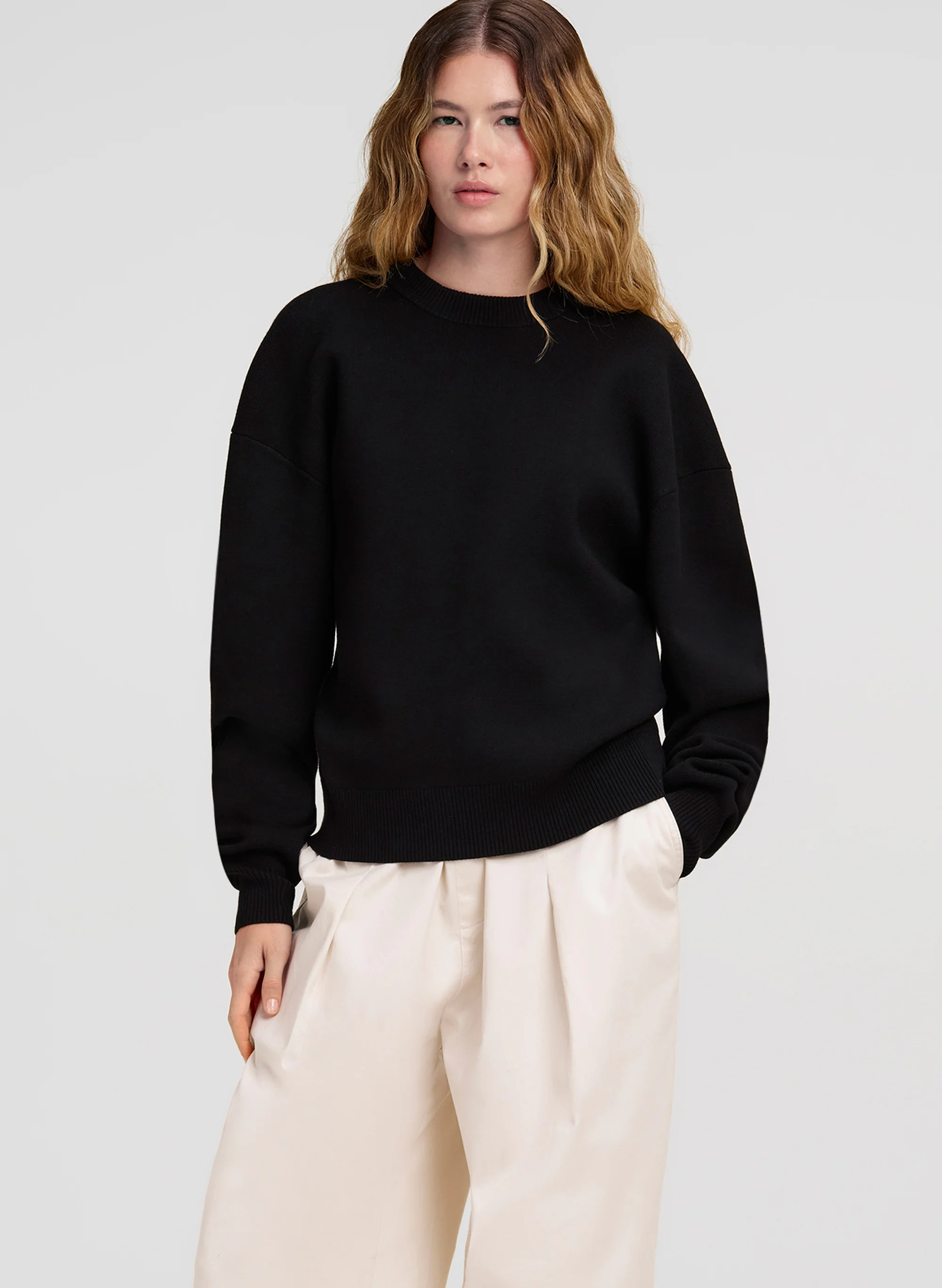 Teddy Crew Neck Sweater
