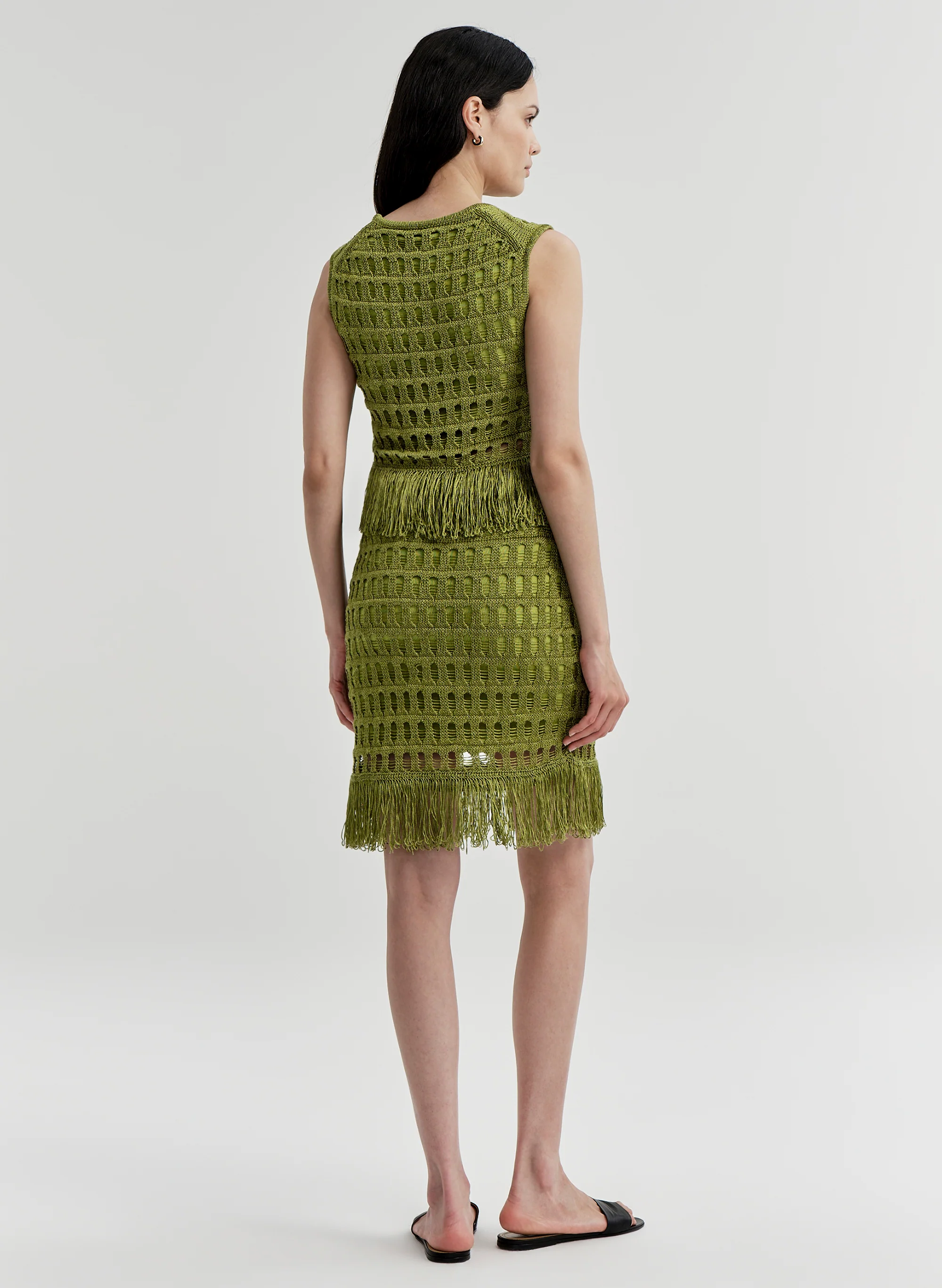 Tetá Crochet Fringe Mini Skirt - Image 5