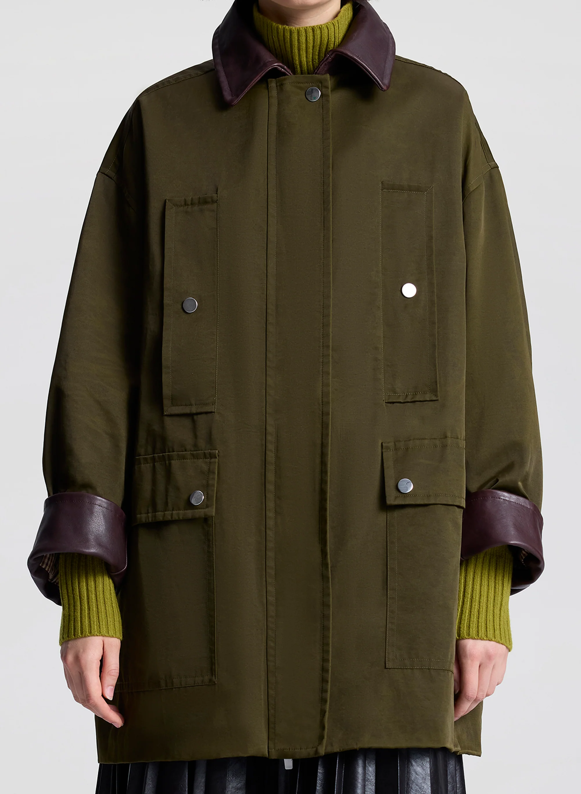 Theo Oil Cloth Jacket - Image 2