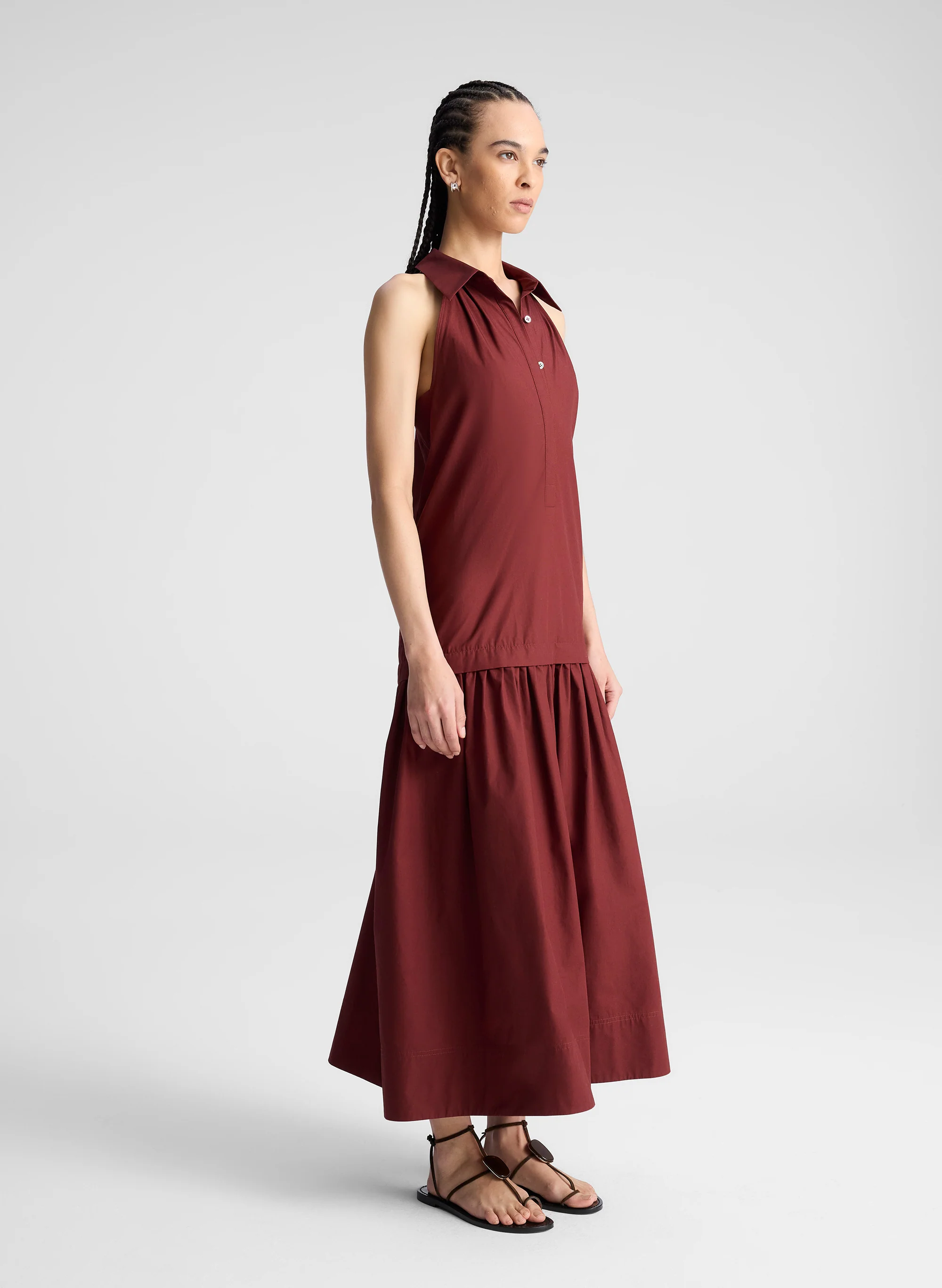 Vera Cotton Midi Dress - Image 3