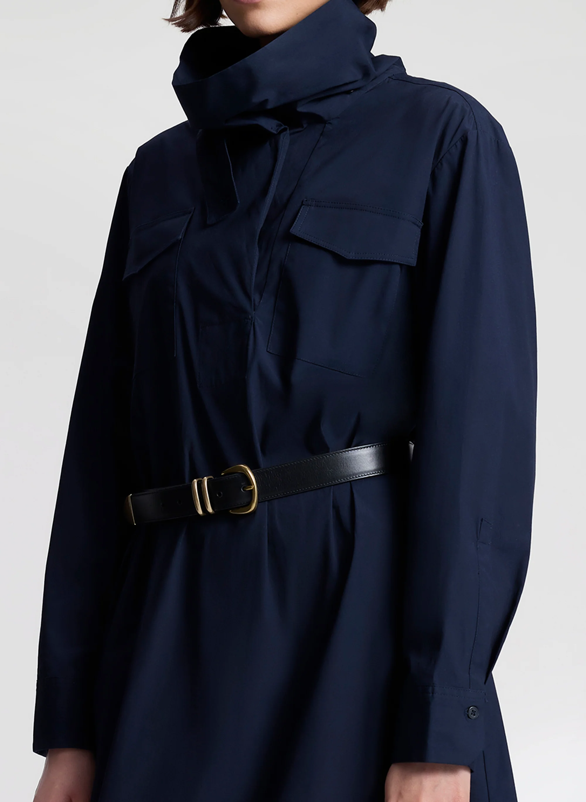 Wells Stretch Cotton Midi Dress - Image 2